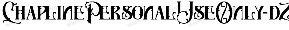 ChaplinePersonalUseOnly-dZOx字体转换