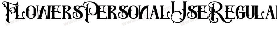 FlowersPersonalUseRegular-lg9GD字体转换