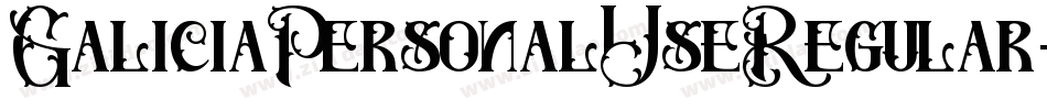 GaliciaPersonalUseRegular-3zayp字体转换