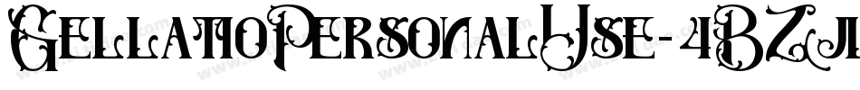 GellatioPersonalUse-4BZjl字体转换