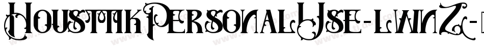 HousttikPersonalUse-lwnZ字体转换