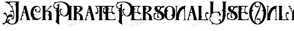 JackPiratePersonalUseOnly-OVGJP字体转换