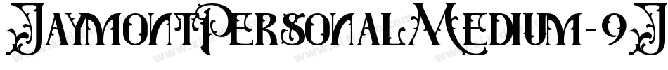 JaymontPersonalMedium-9Jl0字体转换