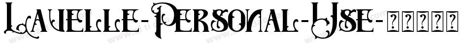 Lavelle-Personal-Use字体转换