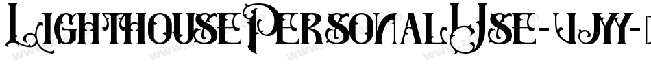 LighthousePersonalUse-vjyy字体转换