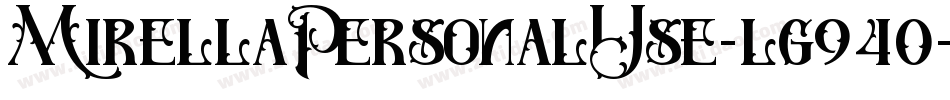 MirellaPersonalUse-lg940字体转换