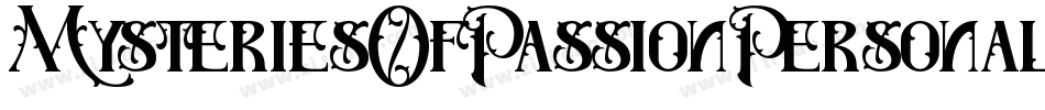 MysteriesOfPassionPersonalUse-YzX5o字体转换