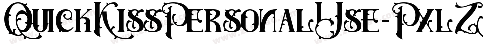 QuickKissPersonalUse-PxlZ字体转换