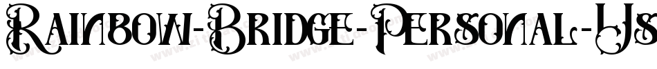 Rainbow-Bridge-Personal-Use字体转换
