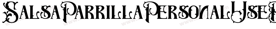 SalsaParrillaPersonalUseRegular-vmAly字体转换