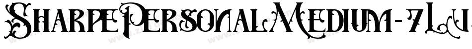 SharpePersonalMedium-7Lv4字体转换 SharpePersonalMedium-7Lv4字体转换
