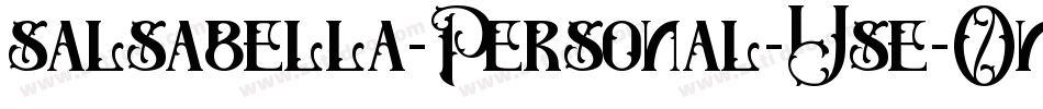 salsabella-Personal-Use-Only-2字体转换