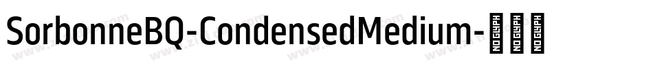 SorbonneBQ-CondensedMedium字体转换