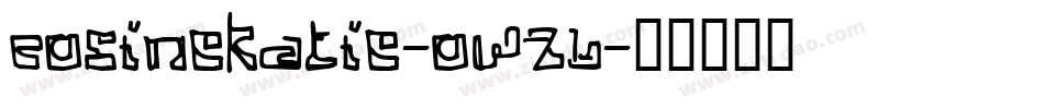 CosineKatie-owzB字体转换