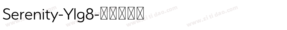Serenity-Ylg8字体转换
