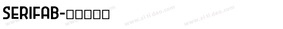 SERIFAB字体转换