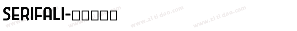 Serifali字体转换