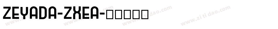 Zeyada-zxEa字体转换