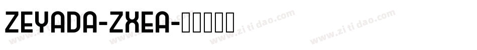 Zeyada-zxEa字体转换