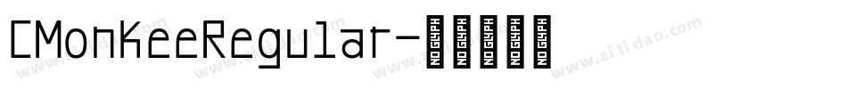 CMonkeeRegular字体转换