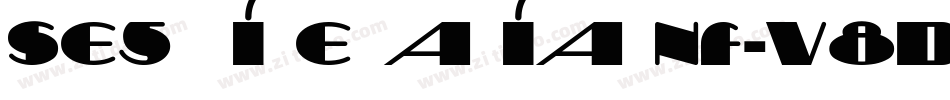 SesquipedalianNf-V8Dl字体转换