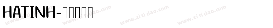 HATINH字体转换