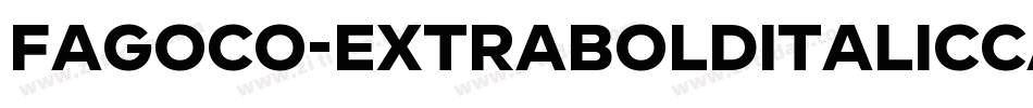 FagoCo-ExtraBoldItalicCaps字体转换 FagoCo-ExtraBoldItalicCaps字体转换