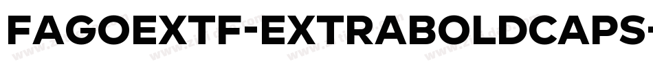 FagoExTf-ExtraBoldCaps字体转换