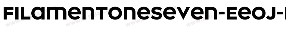 FilamentOneSeven-EeOj字体转换