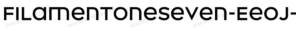FilamentOneSeven-EeOj字体转换