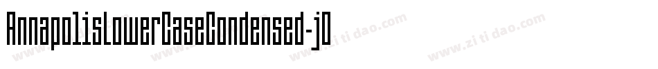 AnnapolisLowerCaseCondensed-jO90字体转换