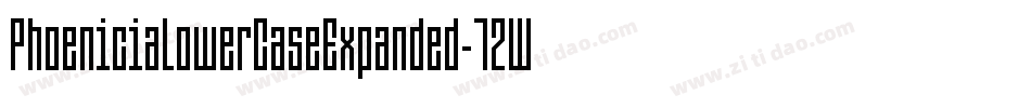 PhoeniciaLowerCaseExpanded-72W4字体转换 PhoeniciaLowerCaseExpanded-72W4字体转换