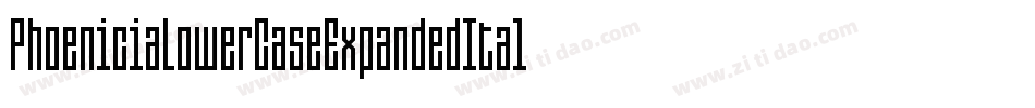 PhoeniciaLowerCaseExpandedItalic-wYe6字体转换 PhoeniciaLowerCaseExpandedItalic-wYe6字体转换