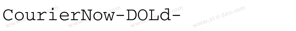 CourierNow-DOLd字体转换