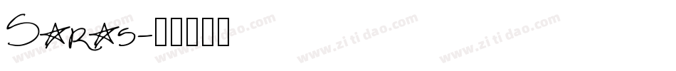 Saras字体转换