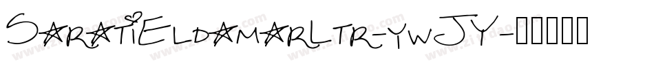 SaratiEldamarLtr-ywJY字体转换