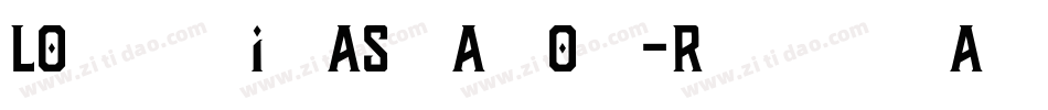 LondrinaShadow-Regular字体转换