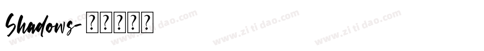 Shadows字体转换
