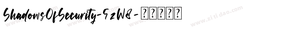 ShadowsOfSecurity-5zW8字体转换