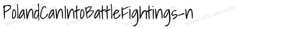 PolandCanIntoBattleFightings-n38M字体转换