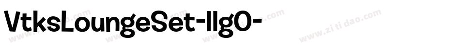 VtksLoungeSet-llg0字体转换