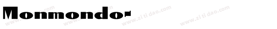 Monmondo字体转换