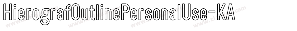 HierografOutlinePersonalUse-KAYW字体转换