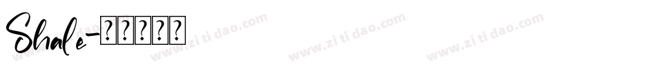 Shale字体转换