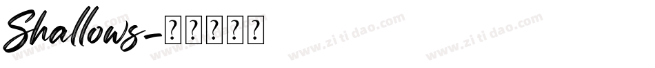 Shallows字体转换