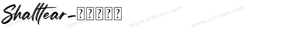 Shalltear字体转换
