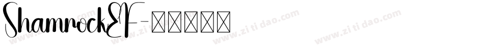 ShamrockEF字体转换