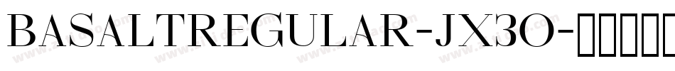 BasaltRegular-Jx3o字体转换