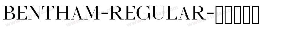 Bentham-Regular字体转换