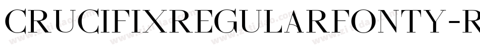CrucifixRegularFonty-rKe7字体转换